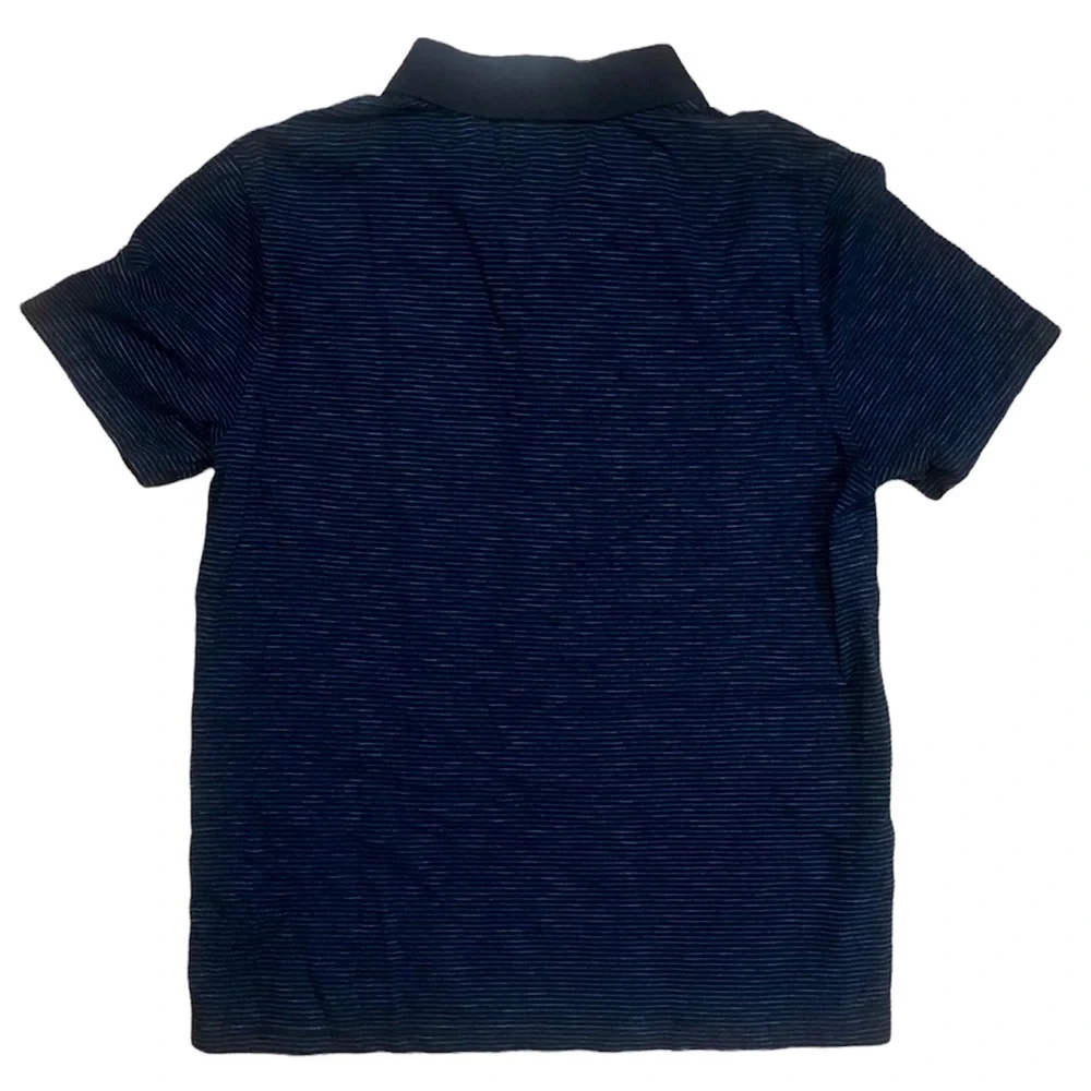 Original Penguin blue striped slim fit polo shirt, large - Picture 5 of 8